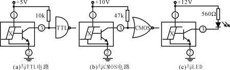 霍爾開關電路的接口圖